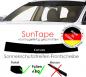 Preview: SunTape Sonnenschutzstreifen Blendschutz passgenau geschnitten für Alfa Romeo 147 3-Türer, 2000-2010