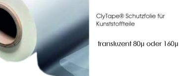 ClyTape® transluzent Universal-Schutzfolie-Set für Kunststoffteile im PKW Innenraum.