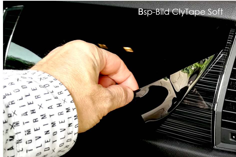 asomo-Schutzfolien schützen Kunststoff- und Lackflächen - ClyTape®  Schutzfolie für Handschuhfach-Deckel Mercedes Modelle