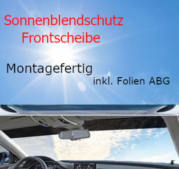 asomo-Schutzfolien schützen Kunststoff- und Lackflächen - SunTape  Sonnenschutzstreifen passgenau geschnitten für BMW Modelle