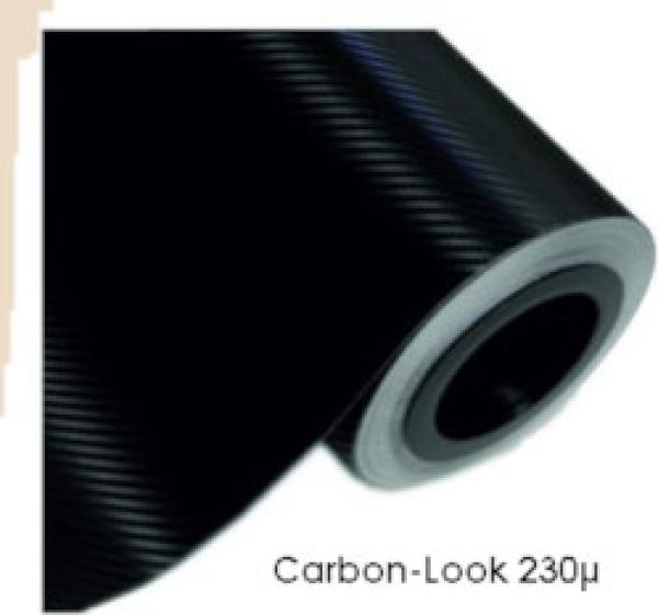 Bild zeigt eine Rolle ClyTape Universal-Schutzfolie für PKW Kunststoffteile in Carbon-Optik