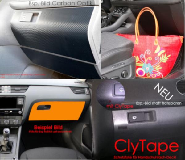 ClyTape® Schutzfolie für Handschuhfach-Deckel Audi Modelle