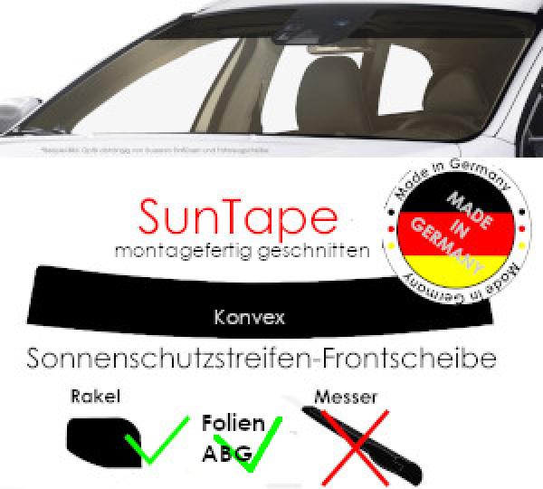 Sonnenschutz Frontscheibe Windschutzscheibe montagefertig Innenmontage für BMW Modelle mit ABG Zulassung